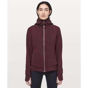Lululemon Scuba Hoodie *Light Cotton Fleece Dark Adobe Size 4